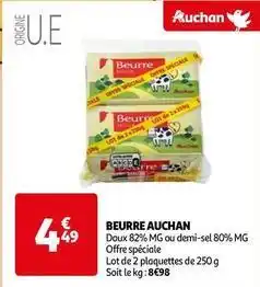 Auchan Auchan - beurre offre