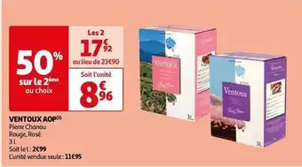 Auchan Pierre chanau - ventoux aop offre