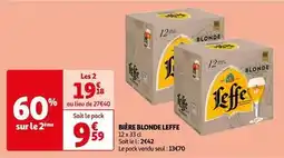 Auchan Leffe - bière blonde offre