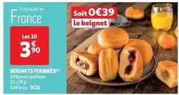 Auchan Supermarché Beignets fourrés offre