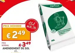 Trafic Agricon - amendement de sol offre