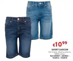 Trafic Short garcon offre
