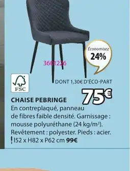 JYSK CHAISE PEBRINGE offre