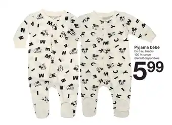 Zeeman Pyjama bébé offre