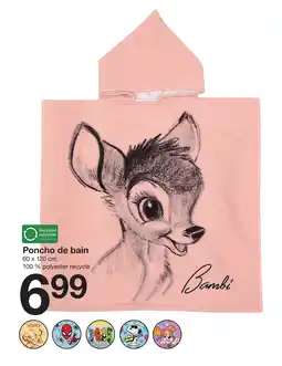Zeeman Poncho de bain offre