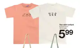 Zeeman Tee-shirt enfant offre