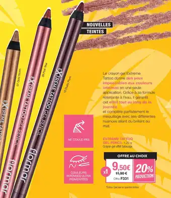 Stanhome EXTREME TATTOO GEL PENCIL offre