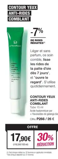 Stanhome CONTOUR YEUX ANTI-RIDES COMBLANT offre