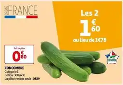 Auchan Concombre offre
