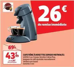 Senseo - cafetière à dosettes hd7806/51