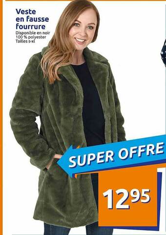 Action Veste En Fausse Fourrure offre