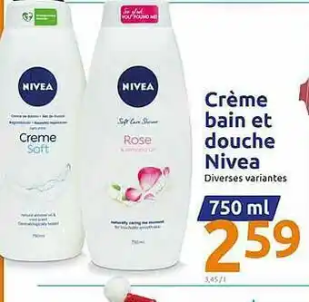 Action Crème Bain Et Douche Nivea offre