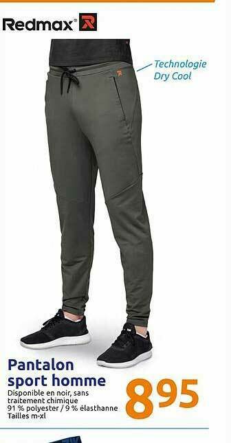 Action Pantalon Sport Homme offre
