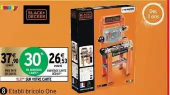 Intermarché établi Bricolo One Black+decker offre