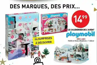 Le Calendrier De L'avent Playmobil