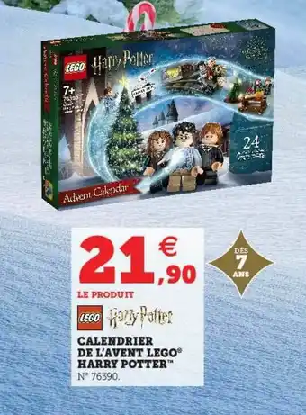Super U Calendrier De L'avent Lego Harry Potter offre