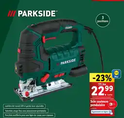 Lidl PARKSIDE Scie sauteuse pendulaire offre