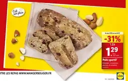 Lidl Pain sportif offre