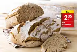 Lidl Pain de campagne offre