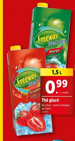 Lidl Freeway Thé glacé offre