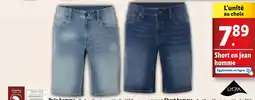 Lidl LIVERGY Short en jean homme offre