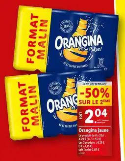 Lidl Orangina Orangina jaune offre