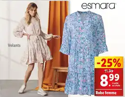 Lidl esmara Robe femme offre
