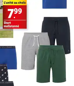 Lidl Short molletonné offre