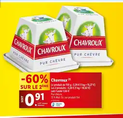 Lidl Chavroux offre