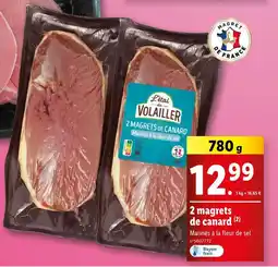 Lidl L'étal du VOLAILLER 2 magrets de canard offre