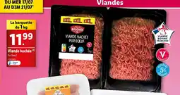 Lidl L'étal du BOUCHER Viande hachée offre