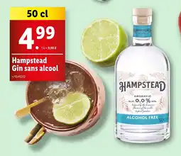 Lidl Hampstead Gin sans alcool offre