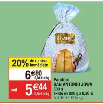 Migros Pandoro San Antonio Jowa offre