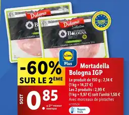 Lidl Dulano Mortadella Bologna IGP offre