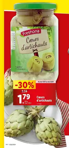 Lidl Freshona Cœurs d’artichauts offre