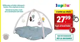 Lidl lupilu Tapis d’éveil bébé offre