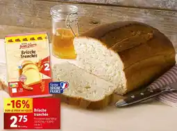 Lidl MAÎTRE Jean Pierre Brioche Tranchée offre