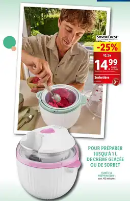 Lidl SILVERCREST Sorbetière offre