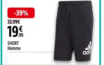 Intersport adidas SHORT Homme offre