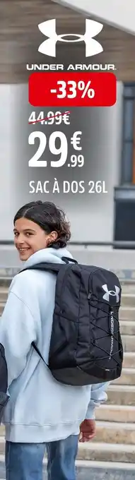 Intersport UNDER ARMOUR SAC À DOS 26L offre