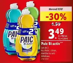 Lidl Paic - bi activ offre