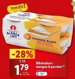 Lidl Bibeleskaes mangue & passion offre