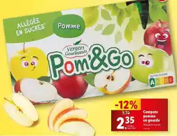 Vergers gourmands - compote pomme en gourde