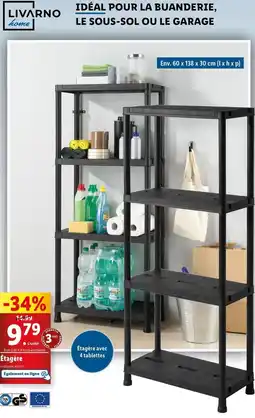 Lidl Livarno - etagere offre