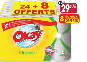 Maximo 24 rouleaux d'essuie-tout blanc offre
