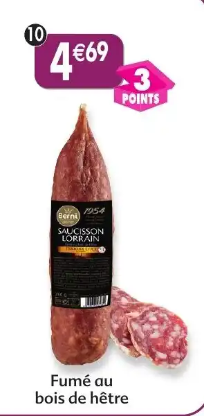 Maximo Saucisson fumé lorrain offre