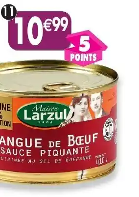 Maximo Langue de boeuf sauce piquante offre