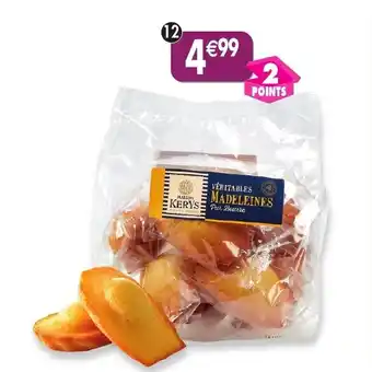 Maximo Madeleines coquilles pur beurre offre