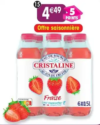 Maximo Cristaline fraise offre