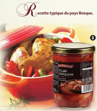 Maximo Poulet basquaise offre